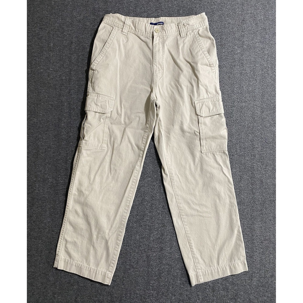 Basic Editions Men's Cargo Pants Kakhi Size 32x30